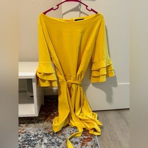 Pretty new dress worn only once but the size is big